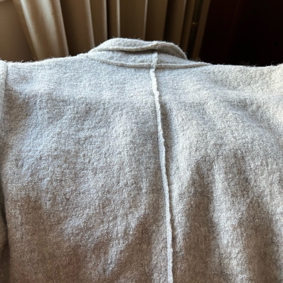 Zara Boiled Wool Coat - Picture 2 of 8